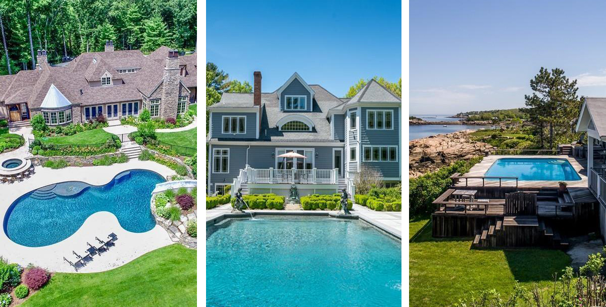 Five Homes For Sale Near Boston With Incredible Pools